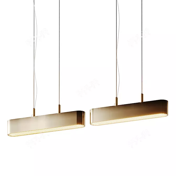 Sleek Colt Pendant Bert Frank 3D model image 2