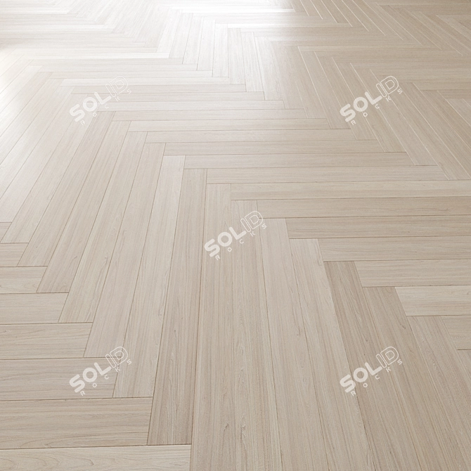 Premium Oak Floor Texture Pack 3D model image 2