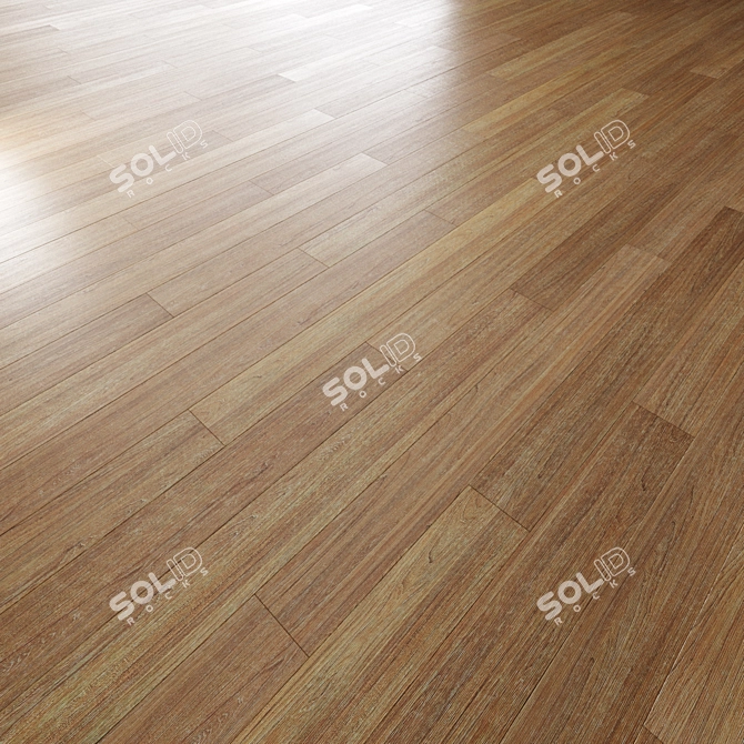 Premium Oak Floor Texture Pack 3D model image 4