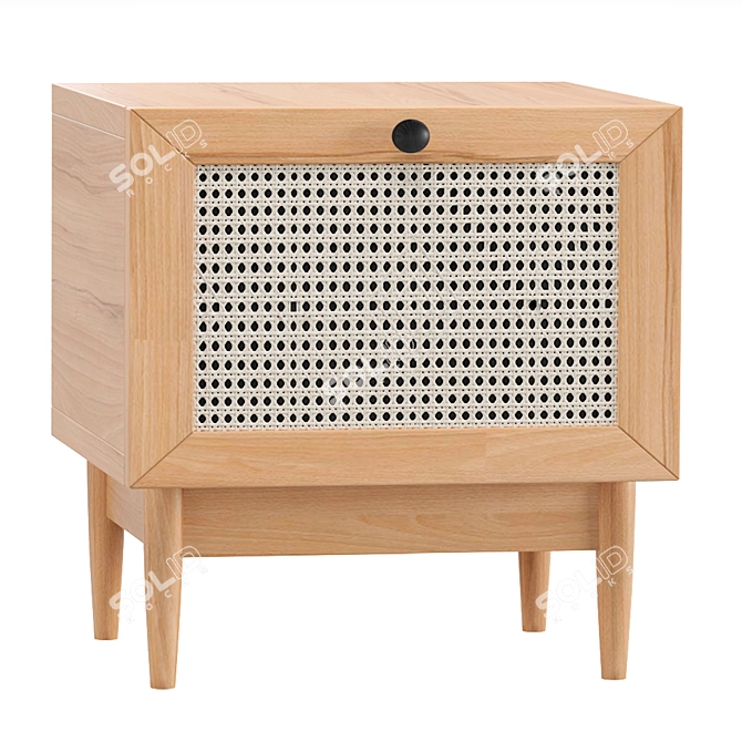 Roshal Divan Chest of Drawers 3D model image 4