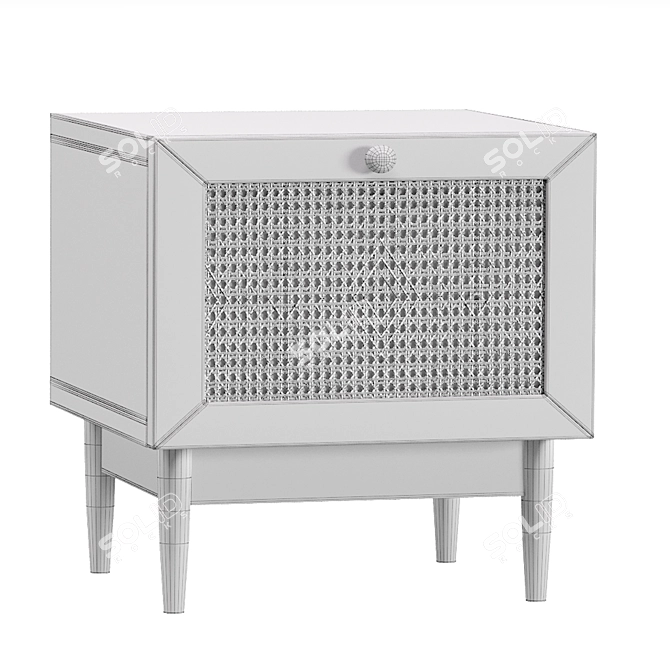 Roshal Divan Chest of Drawers 3D model image 5