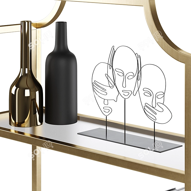 Modern Home Decor Set Bundle 3D model image 2