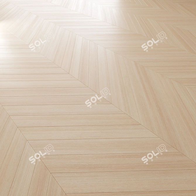 Premium Oak Floor Model Kit 3D model image 3