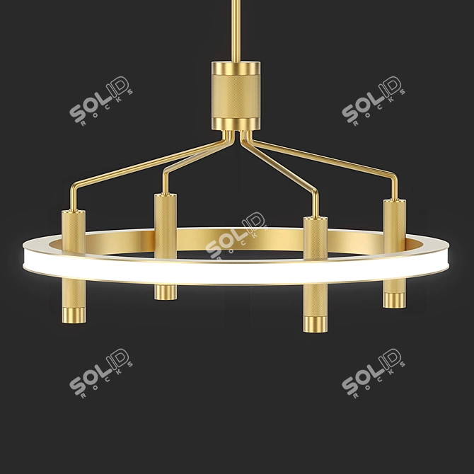 Portuguese Frato Tallin Ceiling Lamp 3D model image 1