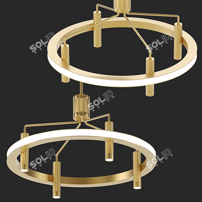 Portuguese Frato Tallin Ceiling Lamp 3D model image 3