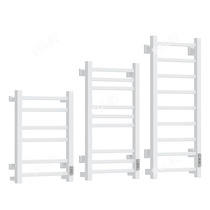 Electric Towel Warmer Penelopa White 3D model image 3