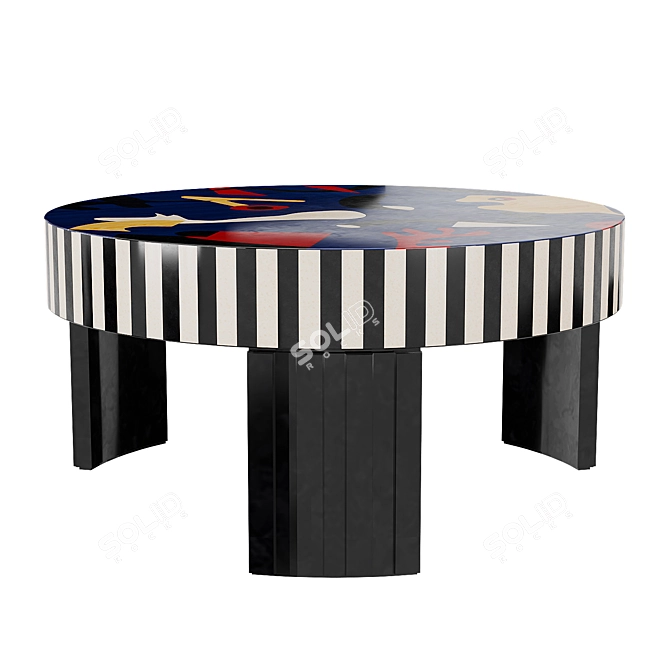 Miro Coffee Tables Ensemble 3D model image 2