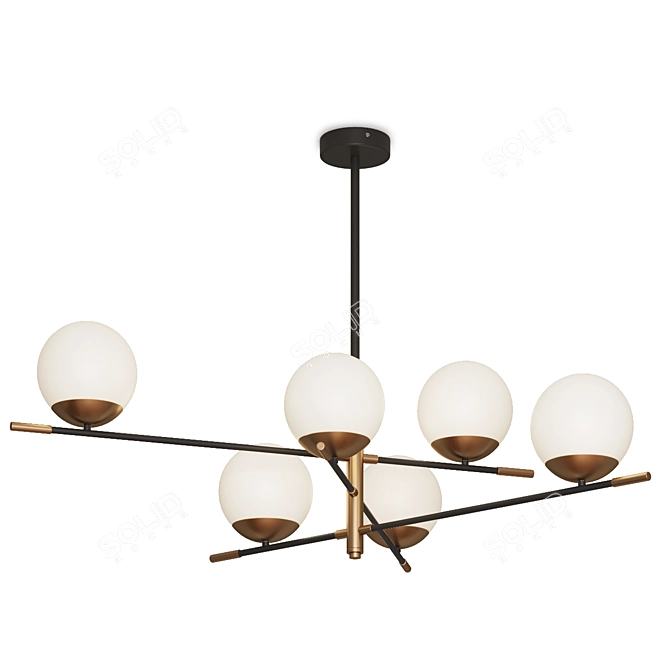 Modern Ceiling Chandelier ST Luce 3D model image 1