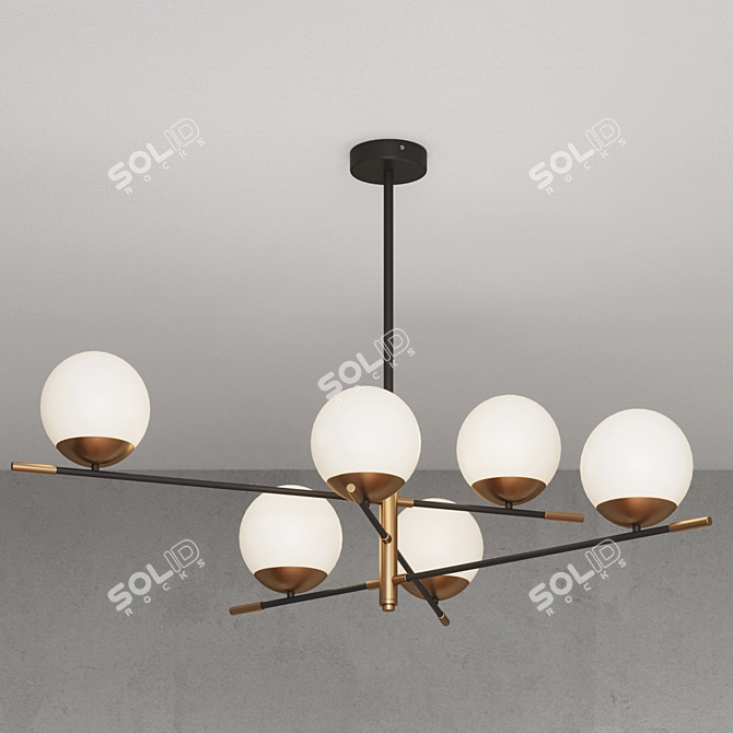 Modern Ceiling Chandelier ST Luce 3D model image 2