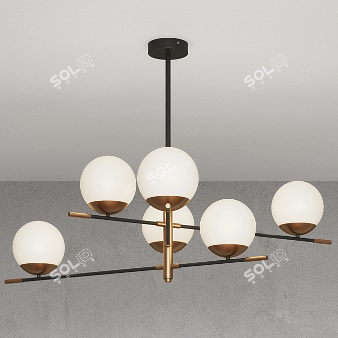 Modern Ceiling Chandelier ST Luce 3D model image 5