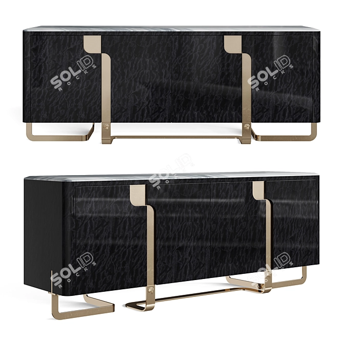 Luxury Charisma Buffet: Elegance Redefined. 3D model image 1