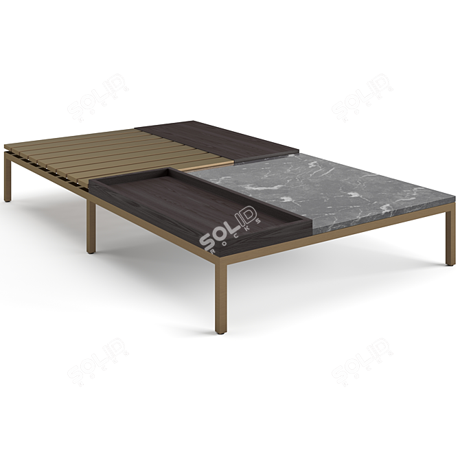 Eichholtz Forma Coffee Tables Set 3D model image 4