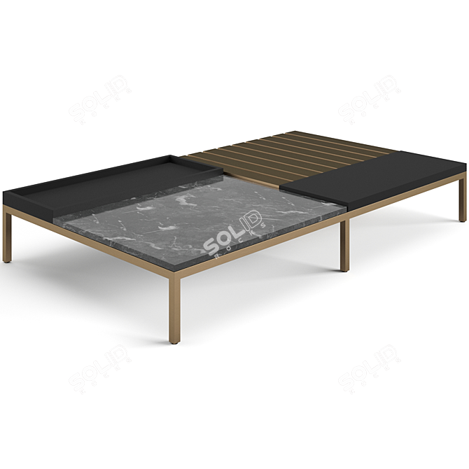 Eichholtz Forma Coffee Tables Set 3D model image 10