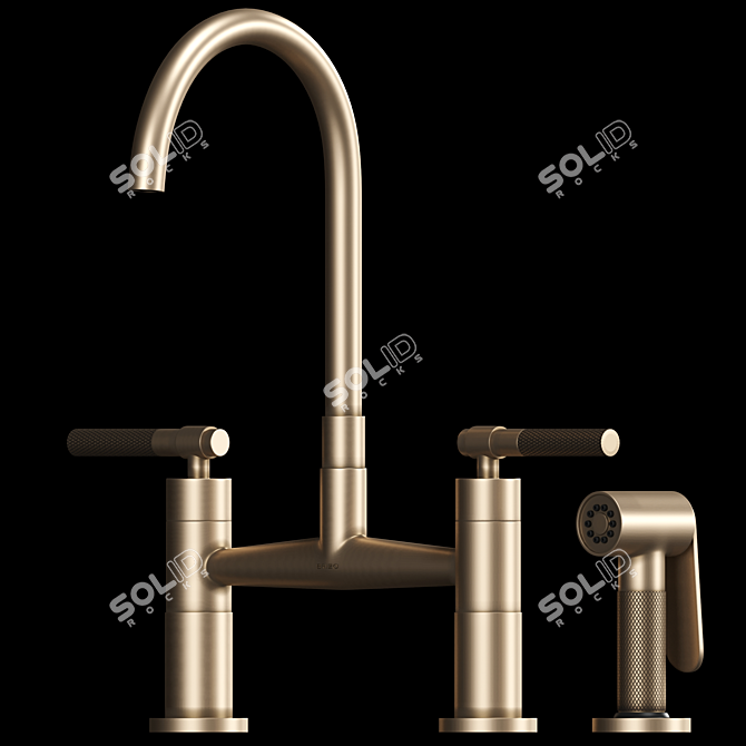 Luxury Bathroom Fixtures Collection 3D model image 5