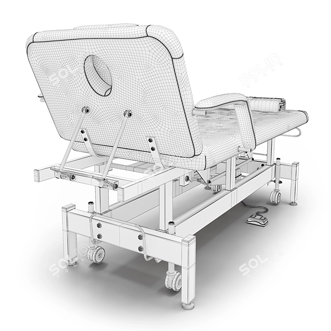 Electric Massage Table DB-9 3D model image 4