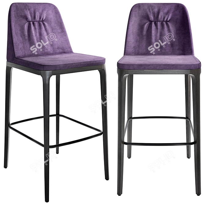 Modern Sonamor Bar Stool Giulia 3D model image 1