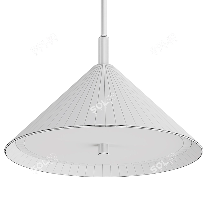Brianna Triple-Light Pendant 3D model image 3