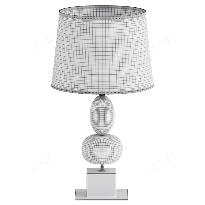 Elegant Dani Table Lamp Glow 3D model image 3