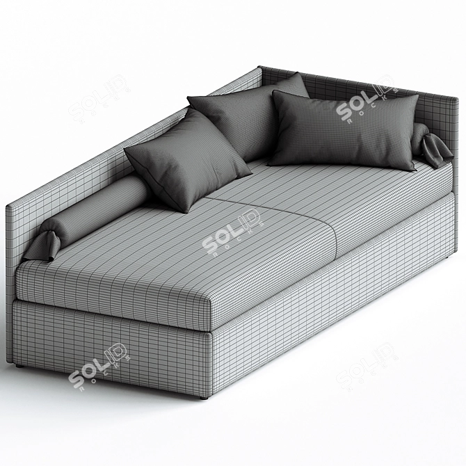 Versatile and Stylish Day Bed 3D model image 3