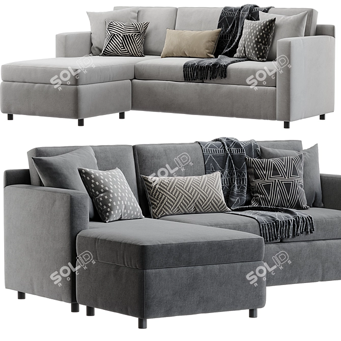 Barrett II Sectional Sofa Model 3D model image 2