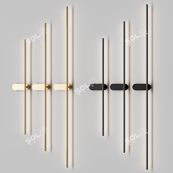 Adjustable Wall Lamp VANTAGGIO 3D model image 3