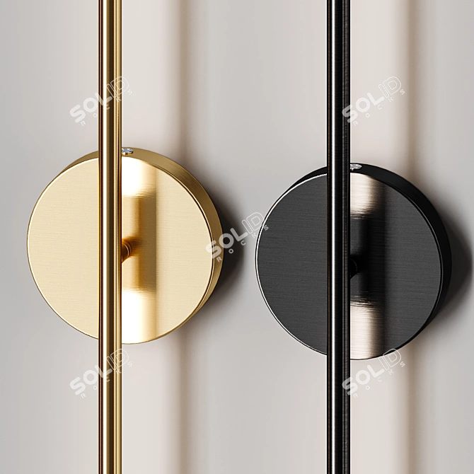 Adjustable Wall Lamp VANTAGGIO 3D model image 5