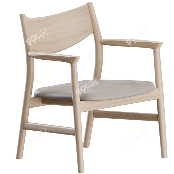 Modern Design Kamuy Lounge Chair 3D model image 1