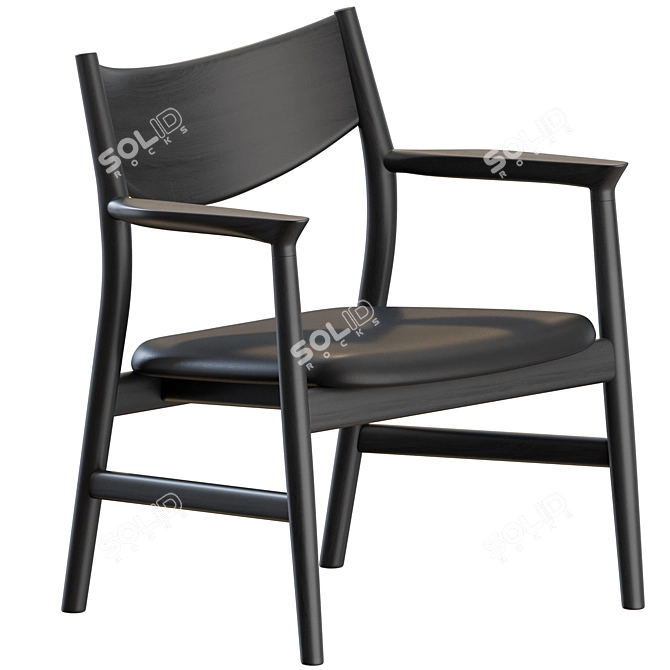 Modern Design Kamuy Lounge Chair 3D model image 3
