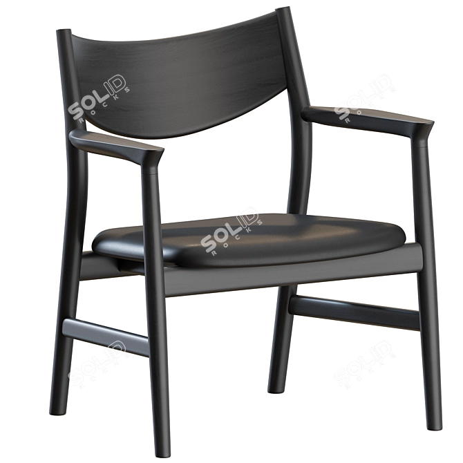 Modern Design Kamuy Lounge Chair 3D model image 6
