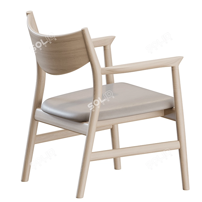 Modern Design Kamuy Lounge Chair 3D model image 7