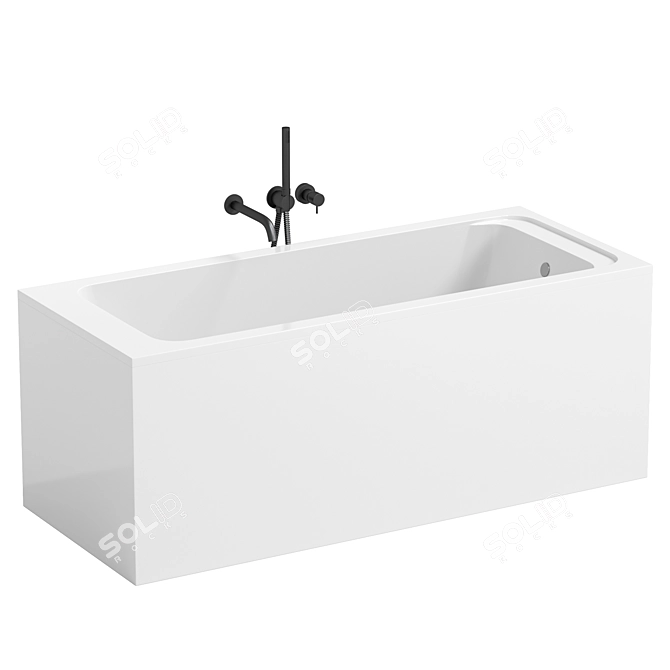 Villeroy & Boch Architectura Acrylic Bath 3D model image 1