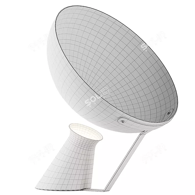 Graceful Aida Table Lamp Synergy 3D model image 2