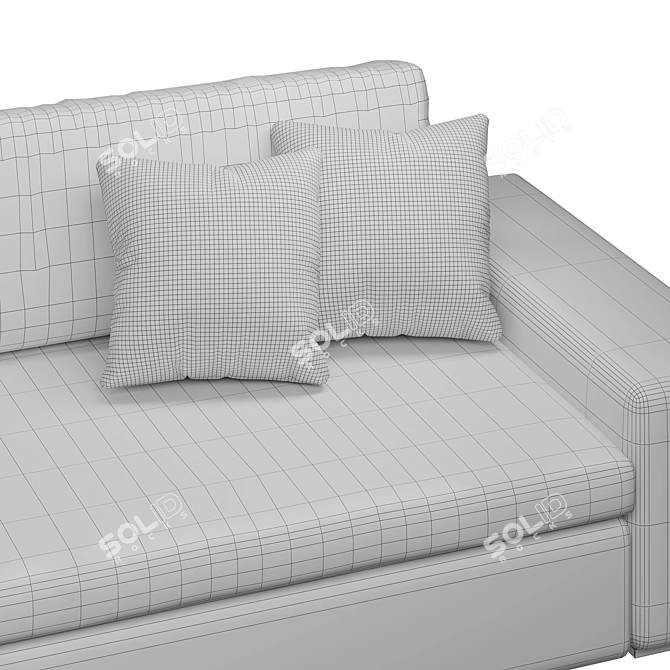 Modern Lounge Sofa Woodward 3D model image 4