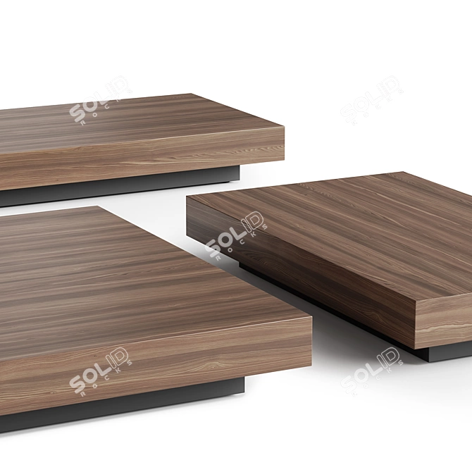Modern Minimalist Molteni&C MARTEEN Coffee Tables 3D model image 2