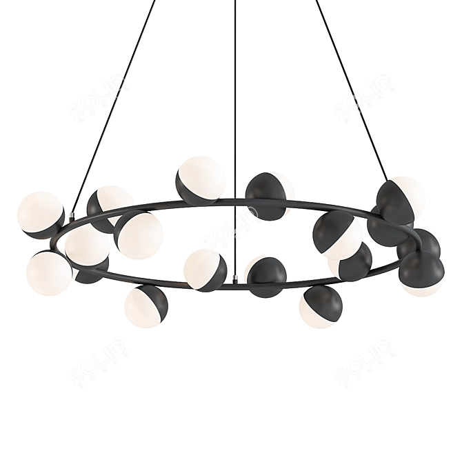 Vilelme Chandelier - Modern Loft Lighting 3D model image 1