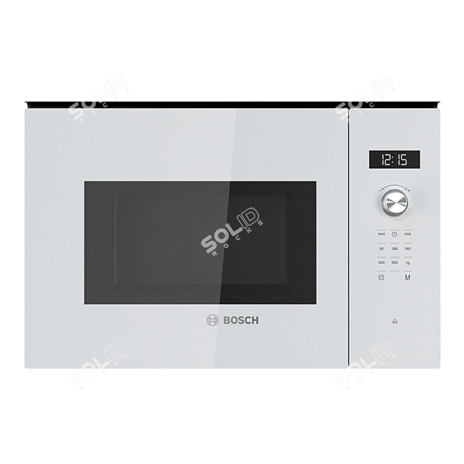 Bosch Serie 6 Built-in Microwave 3D model image 1