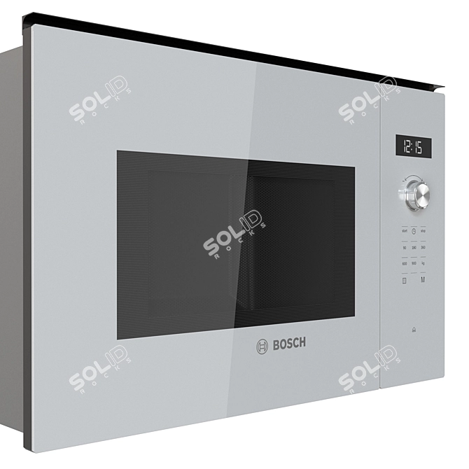 Bosch Serie 6 Built-in Microwave 3D model image 6