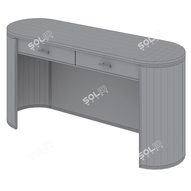 Elegant Frato Desk Kent 3D model image 5