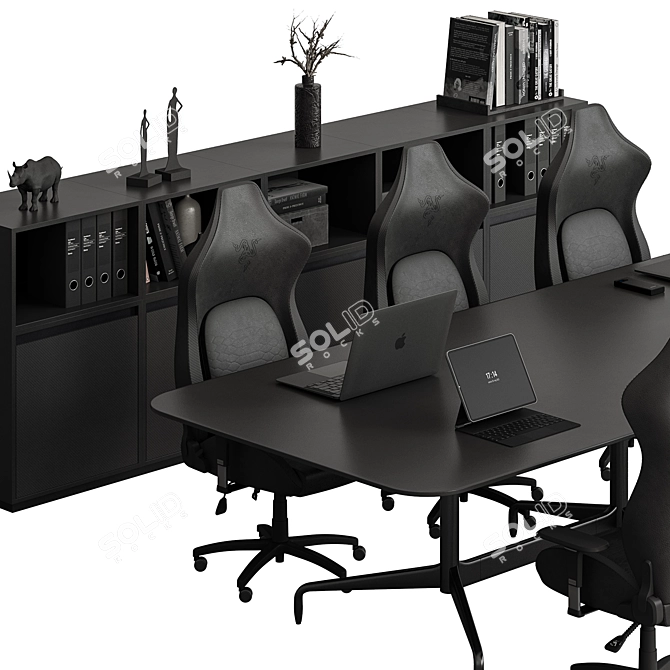 Modern Conference Table - Office 432 3D model image 3