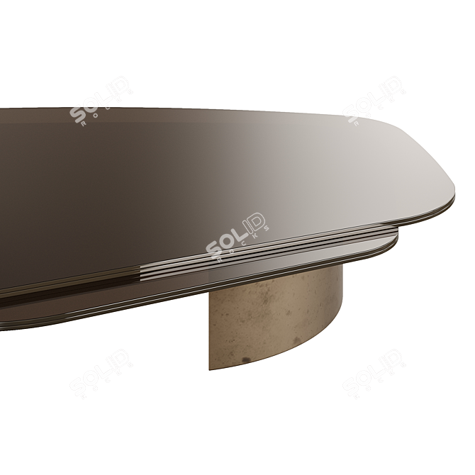 VINCENZO DE COTIIS Glass Table 3D model image 5