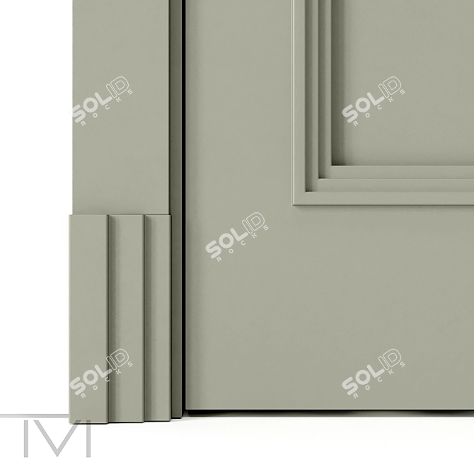 Berlin Series Interior Doors 3D model image 3