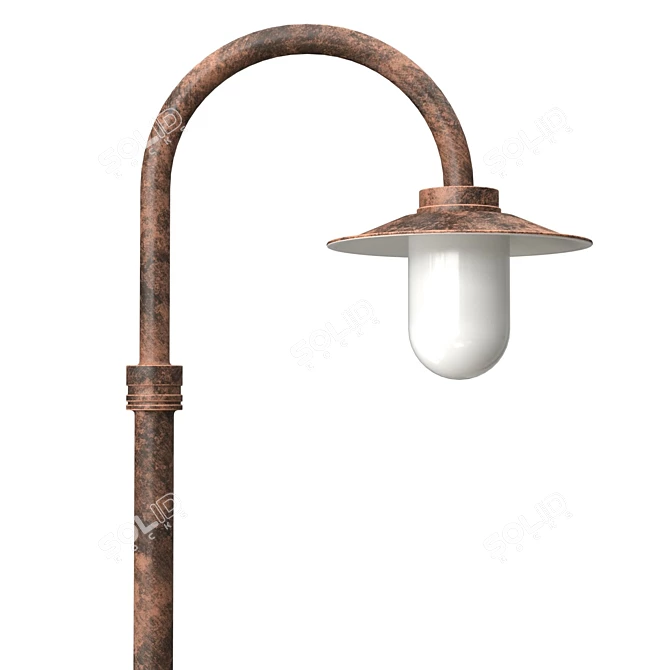 Classical Outdoor Lamp Elba 3D model image 4