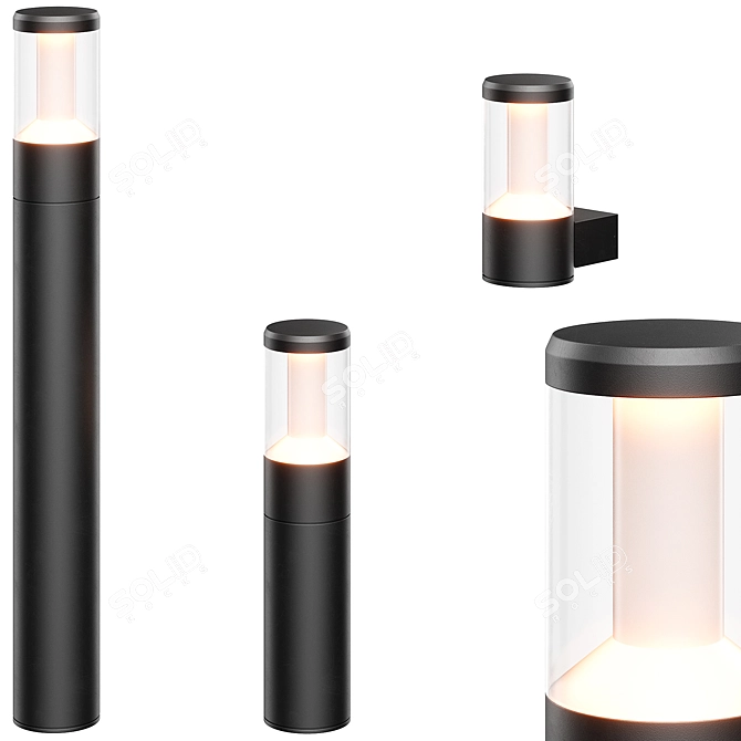 Outdoor LGD-STEM Lighting Fixtures 3D model image 6