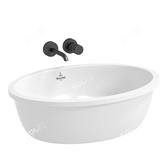 Villeroy & Boch Loop Sink 3D model image 1