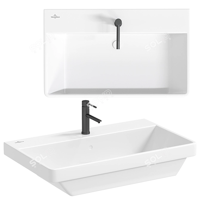 Villeroy & Boch Avento Sink 3D model image 1
