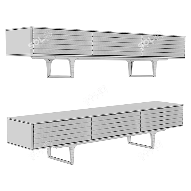 MODIS Interiors SAHRA Media Console 3D model image 6