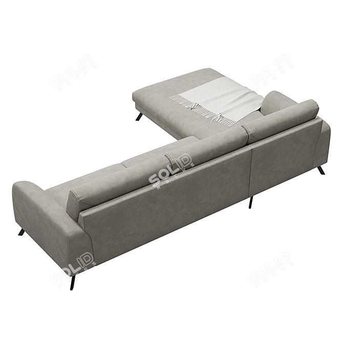 Modern Orlando Kaza Corner Sofa 3D model image 3