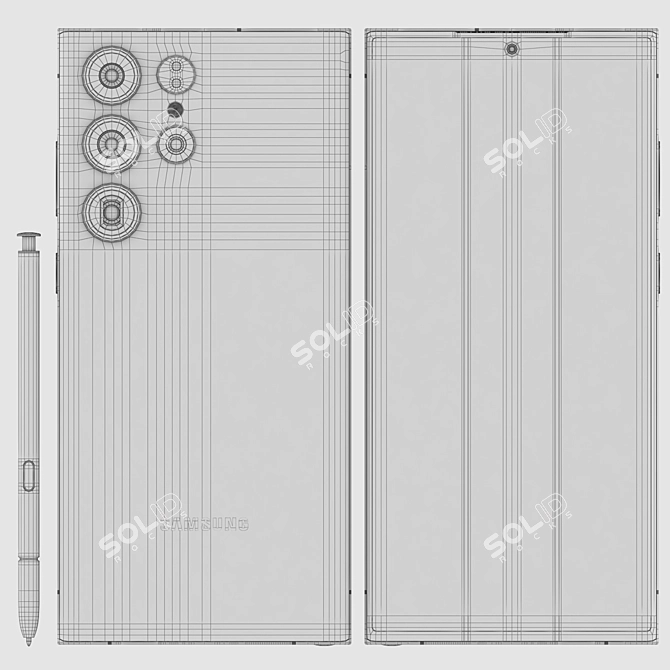  Samsung Galaxy S23 Ultra 3D	Model 3D model image 7