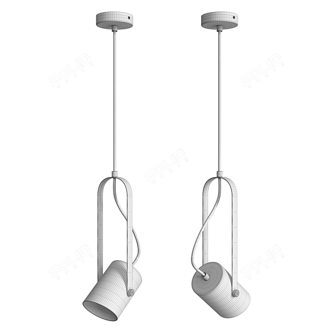 Freya Elori Pendant Light: Elegant & Functional 3D model image 5