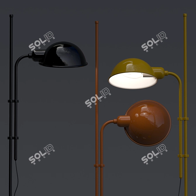 Adjustable Funiculí Lamp with CoronaLight 3D model image 13